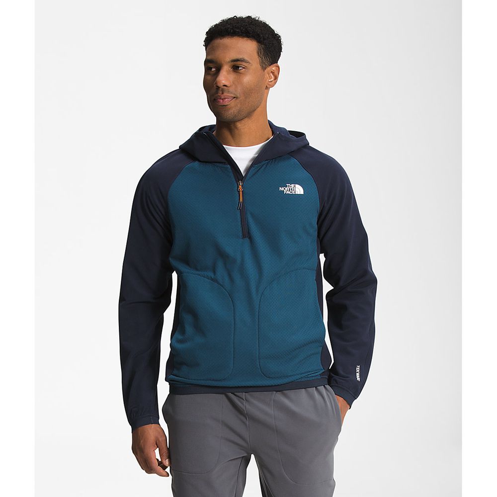 The North Face Fleece Mens Australia - The North Face Tekware® Future ™ Mix Navy / Blue (EDA-649105)